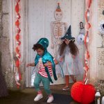 3 Scheletri Giganti Vintage Halloween