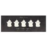 5 Mini Candele Fantasmi