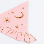 16 Tovaglioli Cappello Strega Rosa