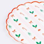 8 Piattini Natale Rosso Rosa e Verde