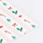 16 Tovaglioli Natale Rosso Rosa e Verde