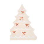 16 Tovaglioli Albero di Natale con Fiocchi