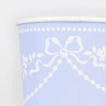 8 Bicchieri Azzurri Rococò