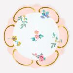 8 Piattini Bouquet Fiori Rococò