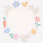 8 Piatti con Bordo Icone Pasqua