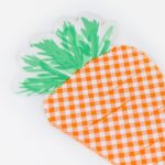 16 Tovaglioli Carota a Quadretti