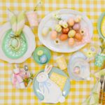 16 Tovaglioli Coniglietto con Fiocco